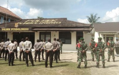 Kampanye Paslon di Purbolinggo, TNI-Polri saling Sinergi terapkan Prokes
