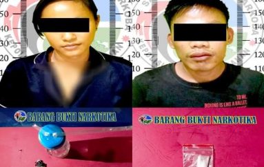 Dua Pelaku Diduga Pengedar Sabu Diamankan Satresnarkoba Polres Way Kanan