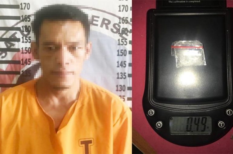 Bawa Narkotika, Pria Asal Yukum Jaya Ditangkap Polres Tulang Bawang
