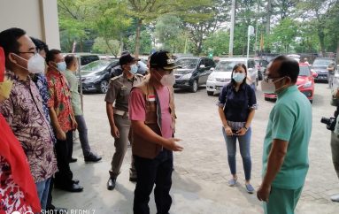 Wali Kota Metro Tinjau BOR di RS Rujukan COVID-19