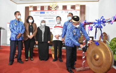 Bupati Lampung Timur Dawam Rahardjo Hadiri Acara Launching MRC