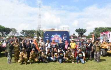 Dawam Hadiri Social Healing E-troopers Lampung Fest
