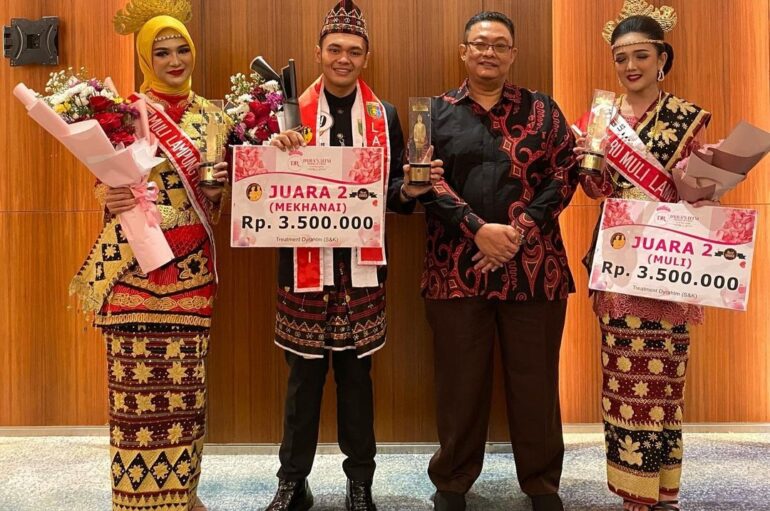 Muli Mekhanai Metro Raih Juara Kedua pada Grand Final Pemilihan Muli Mekhanai Provinsi Lampung