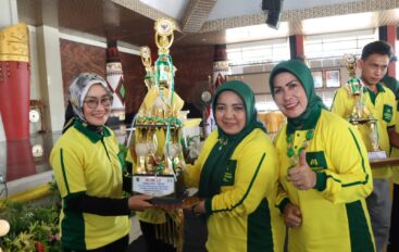 Bupati Lampung Tengah Menghadiri Acara Jambore Perempuan Kabuapaten Lampung Tengah Tahun 2023
