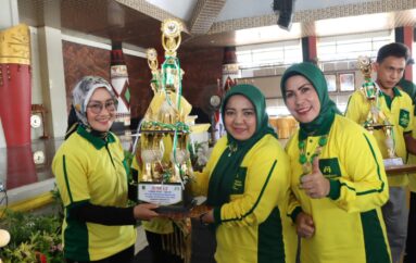 Bupati Lampung Tengah Menghadiri Acara Jambore Perempuan Kabuapaten Lampung Tengah Tahun 2023