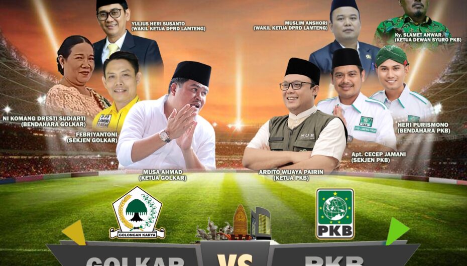 Pertarungan Golkar dan PKB di Pemilu Kabupaten Lampung Tengah, Siapa Bakal Menang?